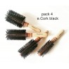 Pack e.Cork black 4 cepillos