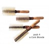 Pack e.Cork blonde 4 brushes