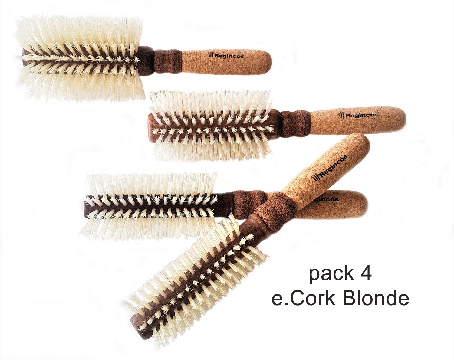 Pack e.Cork blonde 4 cepillos